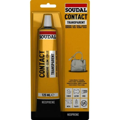 Afbeelding van SOUDAL 47A transparante contactlijm 125 ml 111567