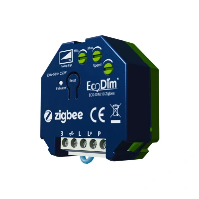 Afbeelding van EcoDim Zigbee LED dimmer module, ECO DIM.10 Zigbee, Geschikt voor pulsdrukker, inbouw, Touchlink, 250W