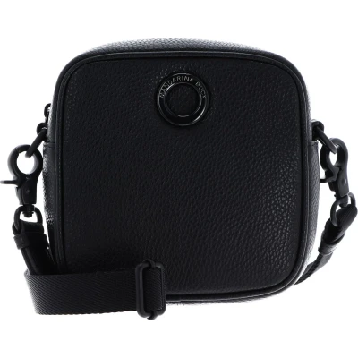 Afbeelding van MANDARINA DUCK Leren Schoudertas Mellow Neon Camera Bag Nero Zwart