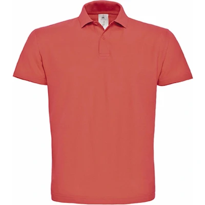 Afbeelding van Unisex Polo &#039;ID.001&#039; Koraalroze merk B&amp;C Collectie maat XXL
