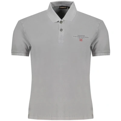 Afbeelding van Napapijri Elbas Poloshirt, Heren, Maat: Medium, Grey owl