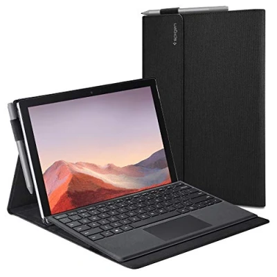 Afbeelding van Spigen Stand Folio Ontworpen voor Surface Pro 7 Plus (2021) / 6 Case (2019/2018) Zwart