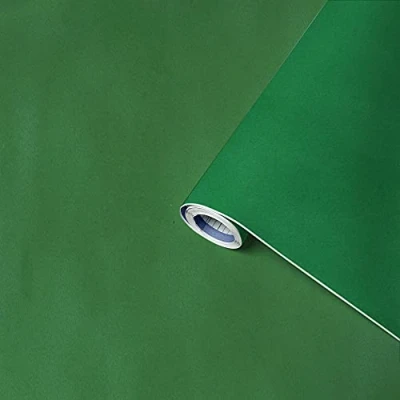 Afbeelding van Venilia Plakfolie, fluwelen look, groen, 67,5 cm x 1 m, dikte 140 μ, zelfklevende meubelfolie, decoratiefolie, behang, keukenfolie, pvc, zonder ftalaten, made in EU