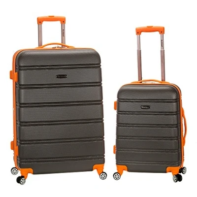 Afbeelding van Rockland Melbourne Hardside Uitbreidbare Spinner Wheel Bagage, houtskool, Eén maat, Bagage