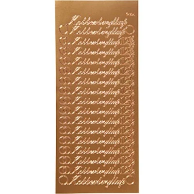 Afbeelding van Creativ Stickers, koper, one size