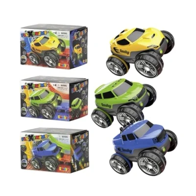Afbeelding van FleXtreme Auto voor Racebaan verschillende versies, vier kleuren, per stuk geleverd, batterijen inbegrepen, vanaf 4 jaar