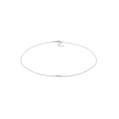 Afbeelding van Elli Basic FINE Ketting, Dames, Maat: 36, Silber