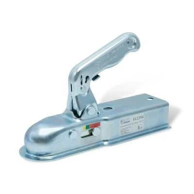 Afbeelding van CCLIFE trekkogelkoppeling, 800 kg, trekmuilhanger, vierkant, 60 mm, universele trekmuk, trekhaak, koppeling, aanhanger