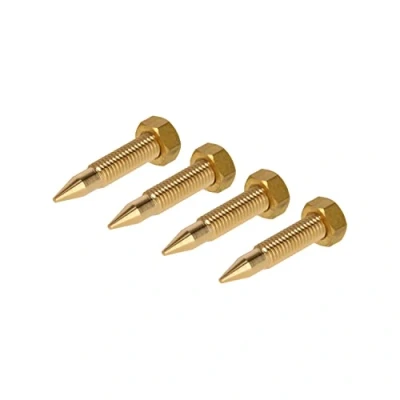 Afbeelding van PrecisionGeek Messing Luidspreker Spikes/Boxen Spikes M6 L 35mm + Schroefmoer 4 stuks