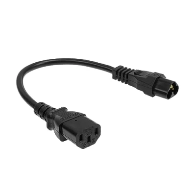 Afbeelding van ACT AK5247 Netsnoer Stroomkabel C6 C13 Zwart 20 cm