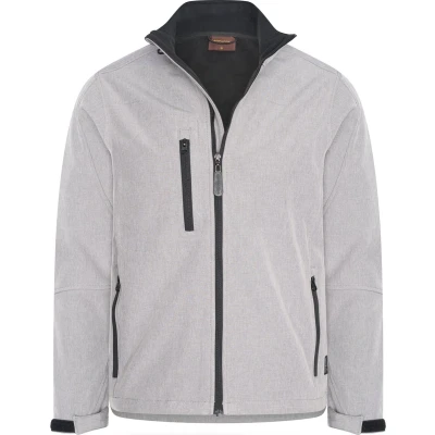 Afbeelding van Cappuccino Italia Outdoorjas Softshell Zip Jacket Grijs Maat S