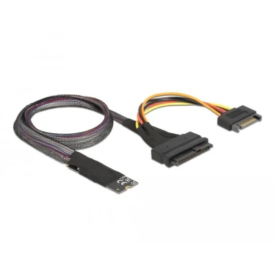 Afbeelding van Delock M.2 Key M naar U.2 SFF 8639 NVMe adapter met 50 cm kabel Delo