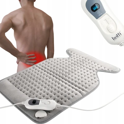 Afbeelding van Botti Medic series Grigio plus warmtekussen met 3 standen Warmtemat Verwarmingsmat Heating pad 100W Grijs