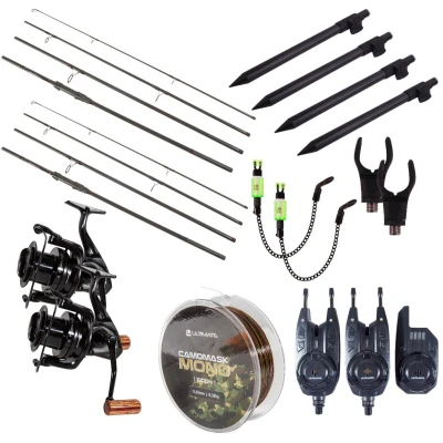 Afbeelding van Ultimate Adventure Carp Travel Complete Set 11ft (3lbs) Karperset