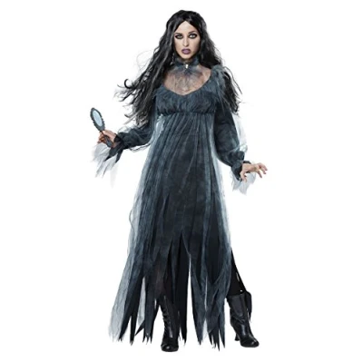 Afbeelding van Halloween Dameskostuums Zwarte Vleermuis, Gevallen Engel, Duivel, Vampier, Heks, Jurk, Volwassen, Cosplay, accessoires (stijl 9, L)
