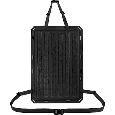 Afbeelding van Tasmanian Tiger TT Modular Front Seat Panel Rugleuningbescherming Molle tassen compatibele tactische autostoel organizer (zwart)