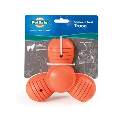 Afbeelding van PetSafe Sporters Squeak N Treat Troog Hervulbaar Hondendoseerspeelgoed, Groot