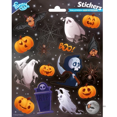 Afbeelding van Wefiesta Stickers Halloween Glow in the dark