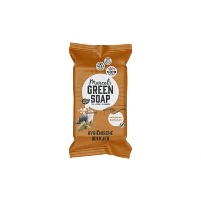 Afbeelding van Marcel&#039;s Gr Soap Cleansing Wipes Sandelhout &amp; Kardemom, 60 stuks