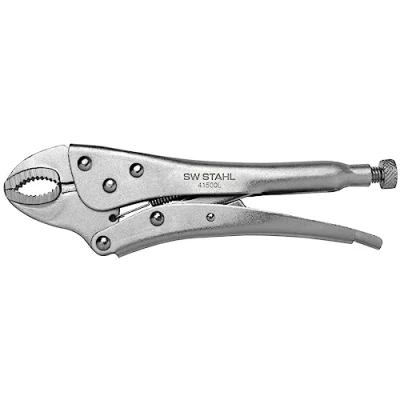 Afbeelding van SW Stahl 41500L griptang 250 mm I tang met draadknipper kaak gesmede kaken van chroom vanadiumstaal