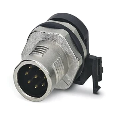 Afbeelding van Phoenix Contact 1437012 Sensor/actuator inbouwconnector M12 Aantal polen: 8 Stekker, inbouw 10 stuk(s)
