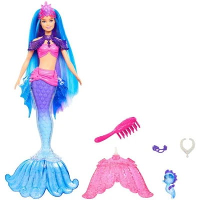 Afbeelding van Barbie Dreamtopia zeemeermin pop HHG52 in de kleur Multicolor