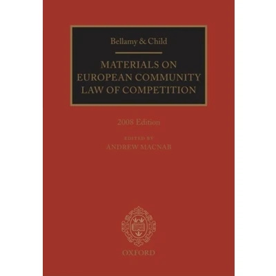 Afbeelding van Bellamy &amp; Child Materials On European Community Law Of Competition