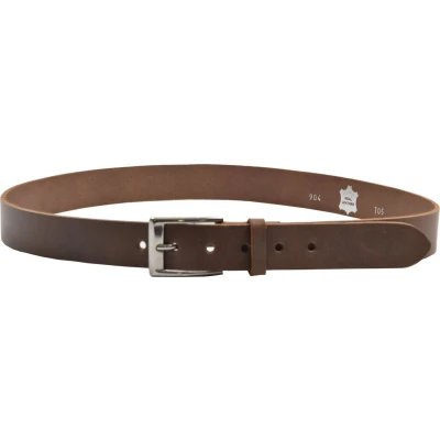 Afbeelding van Mooie Nette Lederen Riem 3.5 cm Breed Taupe Kleur 105 Lengte