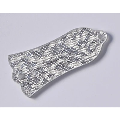 Afbeelding van KAISH Zilveren Sparkle Plastic LP Gitaar Truss Rod Cover 2 Gat voor Gibson Les Paul