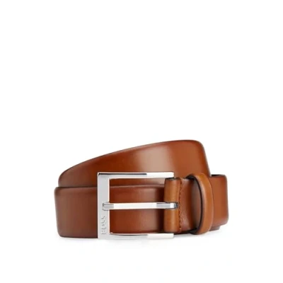 Afbeelding van BOSS Elloy Riem, Heren, Maat: 115, brown