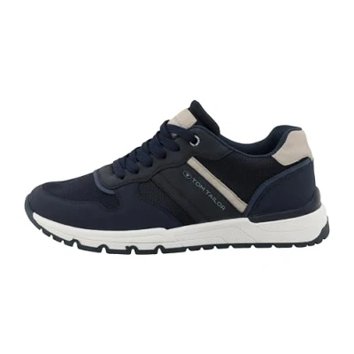 Afbeelding van Tom Tailor Heren 9580190005 sneakers, navy, 41 EU, Donkerblauw, EU