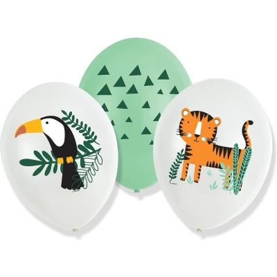 Afbeelding van Ballonnen Get Wild 28cm 6 stuks