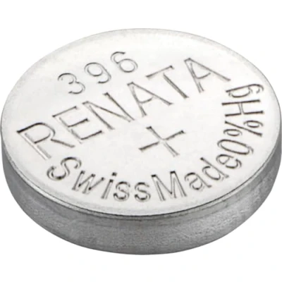 Afbeelding van Renata horlogebatterij SP 396 ///; (397 ) SR726W (SR59, AG2, LR726, LR59, 196); 1 pakket