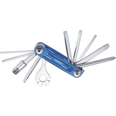 Afbeelding van BBB Cycling PrimeFold M Fietsgereedschap Gereedschapset multi use Inklapbare tool voor fiets 14 functies BTL 48M