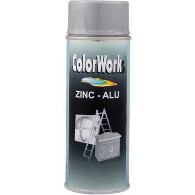Afbeelding van Colorworks Spuitbus Zinkspray ALU Zink 400ML