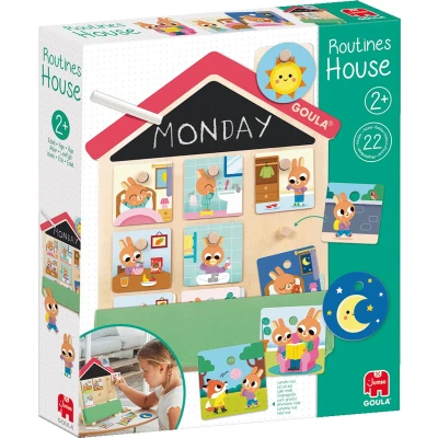 Afbeelding van Jumbo Goula Routine Huis Educatief Houten Spel Vanaf 2 jaar