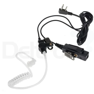 Afbeelding van K PO® KEP 26 S Beveiligings oortje Security Headset Heavy Duty Midland connector Horeca Evenementen Outdoor activiteiten