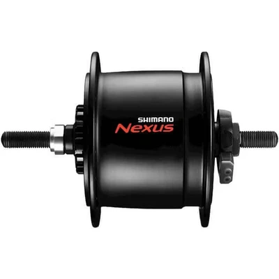 Afbeelding van Shimano Dynamonaaf 6v 2,4w DH C6000 RB zwart