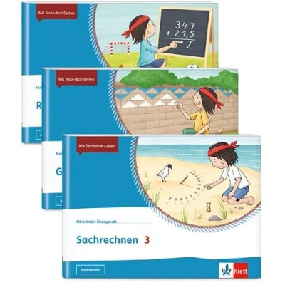 Afbeelding van Mein Anoki Übungsheft. Paket Mathematik 3. Richtig rechnen, Geometrie, Sachrechnen: 3 Hefte im Paket: rechnen Geometrie Sachrechnen Klasse