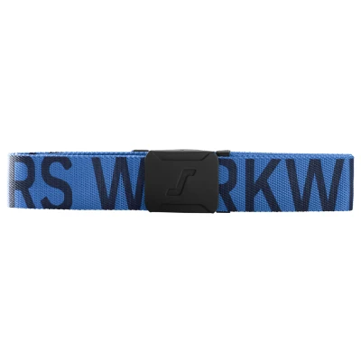 Afbeelding van Snickers 9004 Riem met logo Kobalt blauw/Zwart