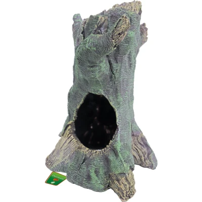 Afbeelding van Polyresin ornament boomstronk hoog met gat 25x25x36 cm Gebr. de Boon