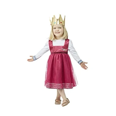 Afbeelding van Smiffy&#039;s Koning Prins &amp; Adel Kostuum Masha De Roze Bosprinses Meisje Medium Carnavalskleding Verkleedkleding