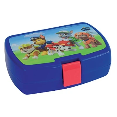 Afbeelding van Kunststof broodtrommel/lunchbox Paw Patrol 16 x 11 cm Lunchboxen