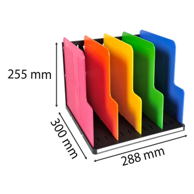 Afbeelding van Classificatiesysteem Exacompta Modulotop Iderama Verticaal Zwart A4 30 x 28,8 25,5 cm
