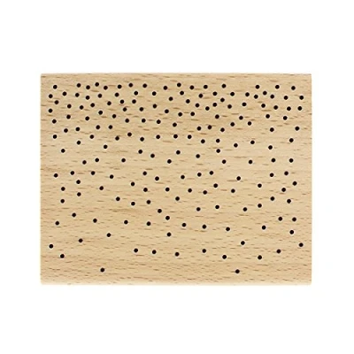 Afbeelding van Florilèges Design FG216087 stempel, motief sneeuw, hout, 8 x 10 2,5 cm