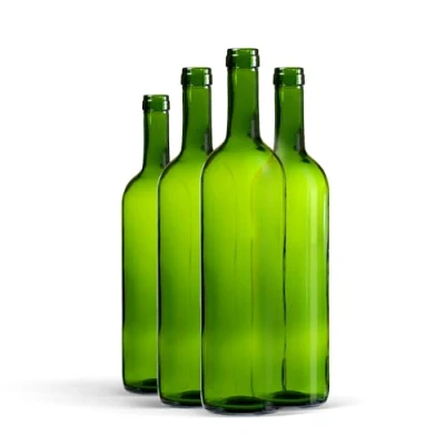 Afbeelding van WYSKONT Glazen fles 750 ml Bordeaux 48 stuks Wijnfles zonder kurk Waterfles Oliefles Lege likeurflessen flessen om te vullen Wijncadeau Wijnaccessoires