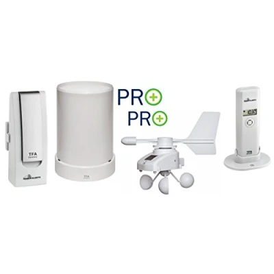 Afbeelding van TFA Dostmann Weatherhub Weerstation Set met Airconditioning, Regen en Windzender, 31.4005.02, Wifi App