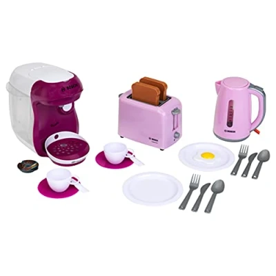 Afbeelding van Theo Klein 9597 Bosch ontbijtset I Keukenaccessoireset inclusief broodrooster, koffieapparaat en waterkoker Met accessories Voor kinderen van 3 jaar ouder