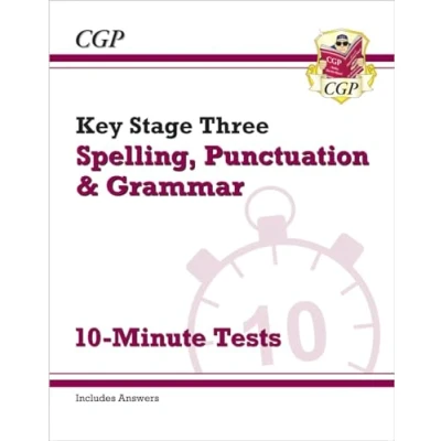 Afbeelding van KS3 Spelling, Punctuation and Grammar 10 Minute Tests (includes answers)