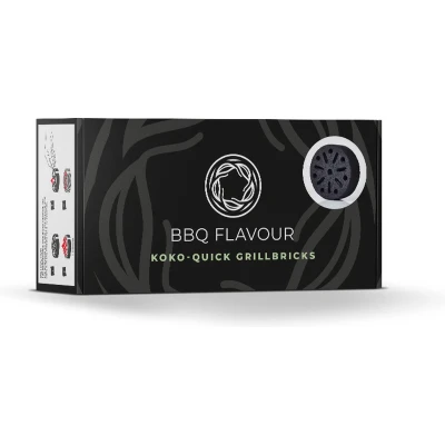 Afbeelding van Yakiniku BBQ Flavour Accessoire Houtskool Briquettes Quick Koko Stuks ruick ick 4 Zwart